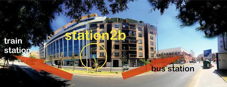 ** Bed & Breakfast Station2B Bed And Breakfast Málaga Spanien